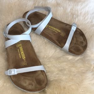 Birkenstock Daloa in baby blue, used, size 11/42
